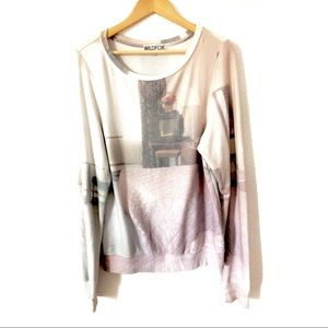 Wildfox Motel Mirrors Baggy Beach Jumper